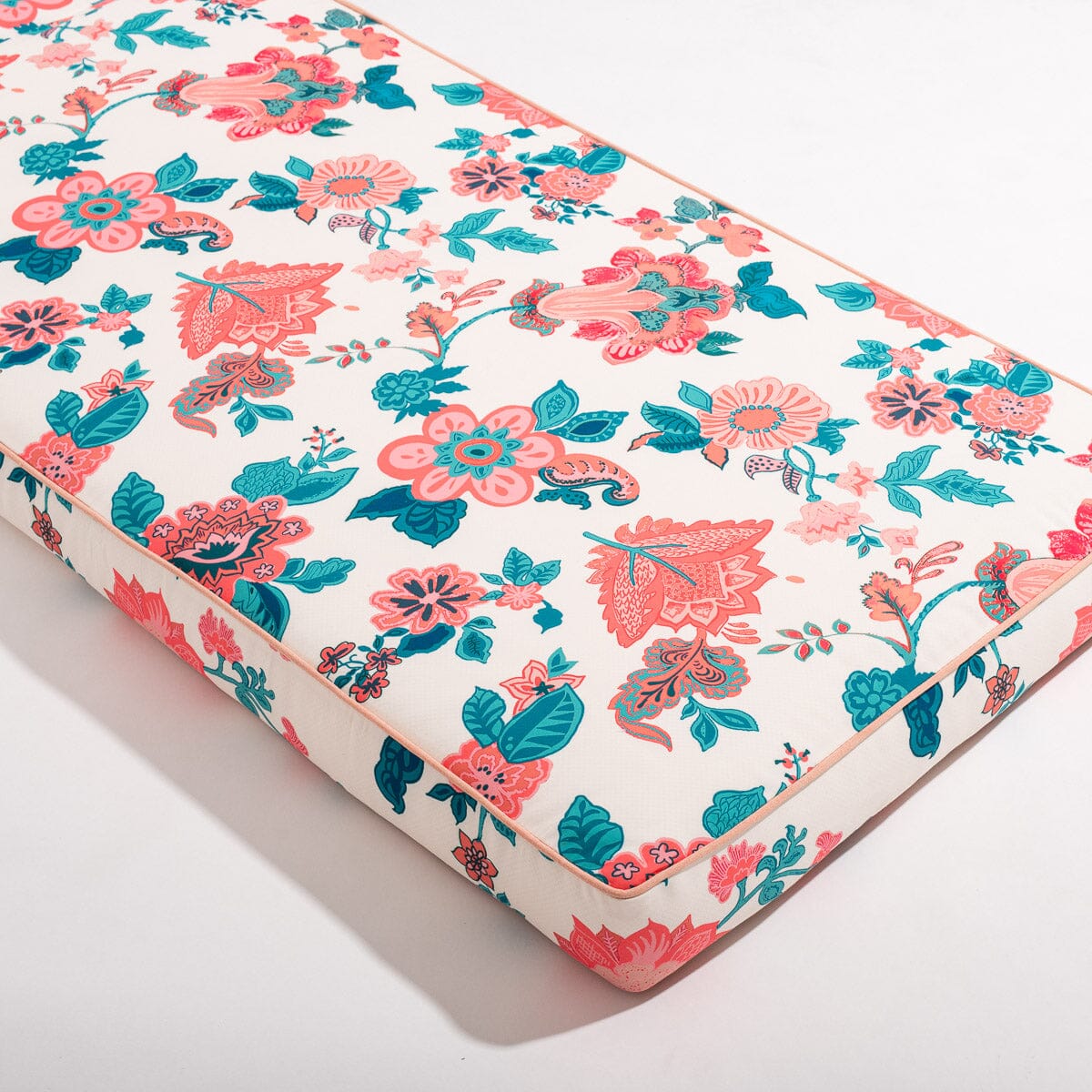 The Sun Lounger Slip Cover - Paisley Bay Palm Pink Sun Lounger Slip Cover Business & Pleasure Co Aus 