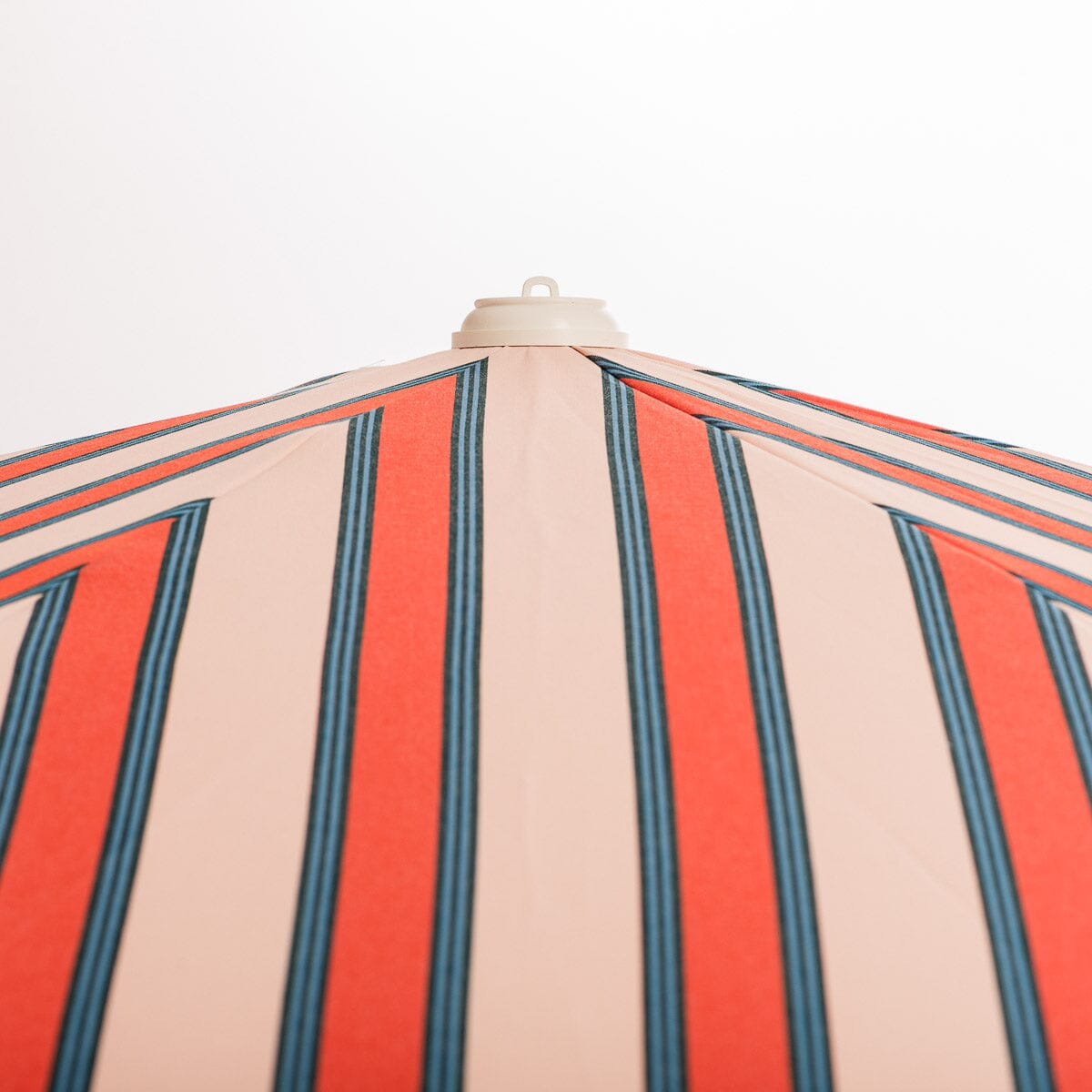 The Amalfi Umbrella - Bistro Dusty Pink Stripe Amalfi Umbrella Business & Pleasure Co Aus 