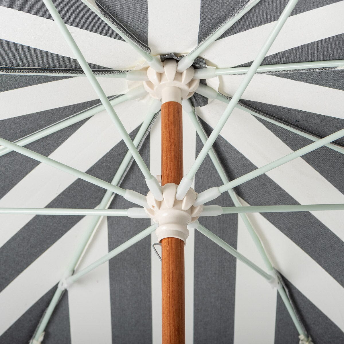 The Amalfi Umbrella - Crew Vintage Black Stripe Amalfi Umbrella Business & Pleasure Co Aus 