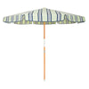 Swatch for The Amalfi Umbrella x Julia Berolzheimer in Green Stripes