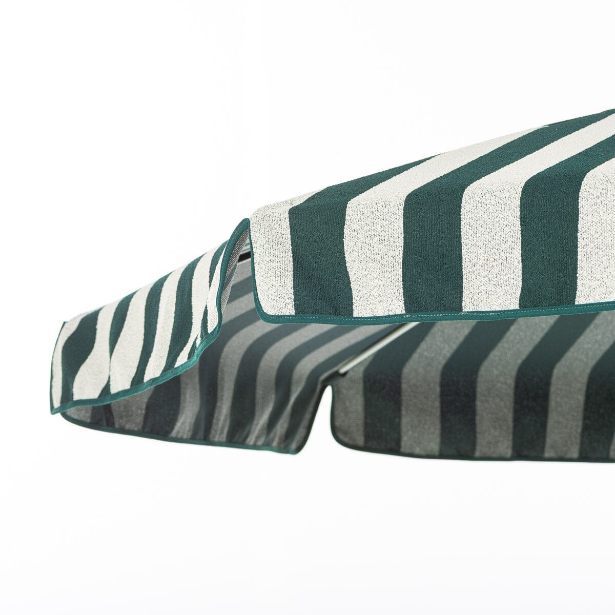 The Amalfi Umbrella - Terry Green Stipe Amalfi Umbrella Business & Pleasure Co Aus 
