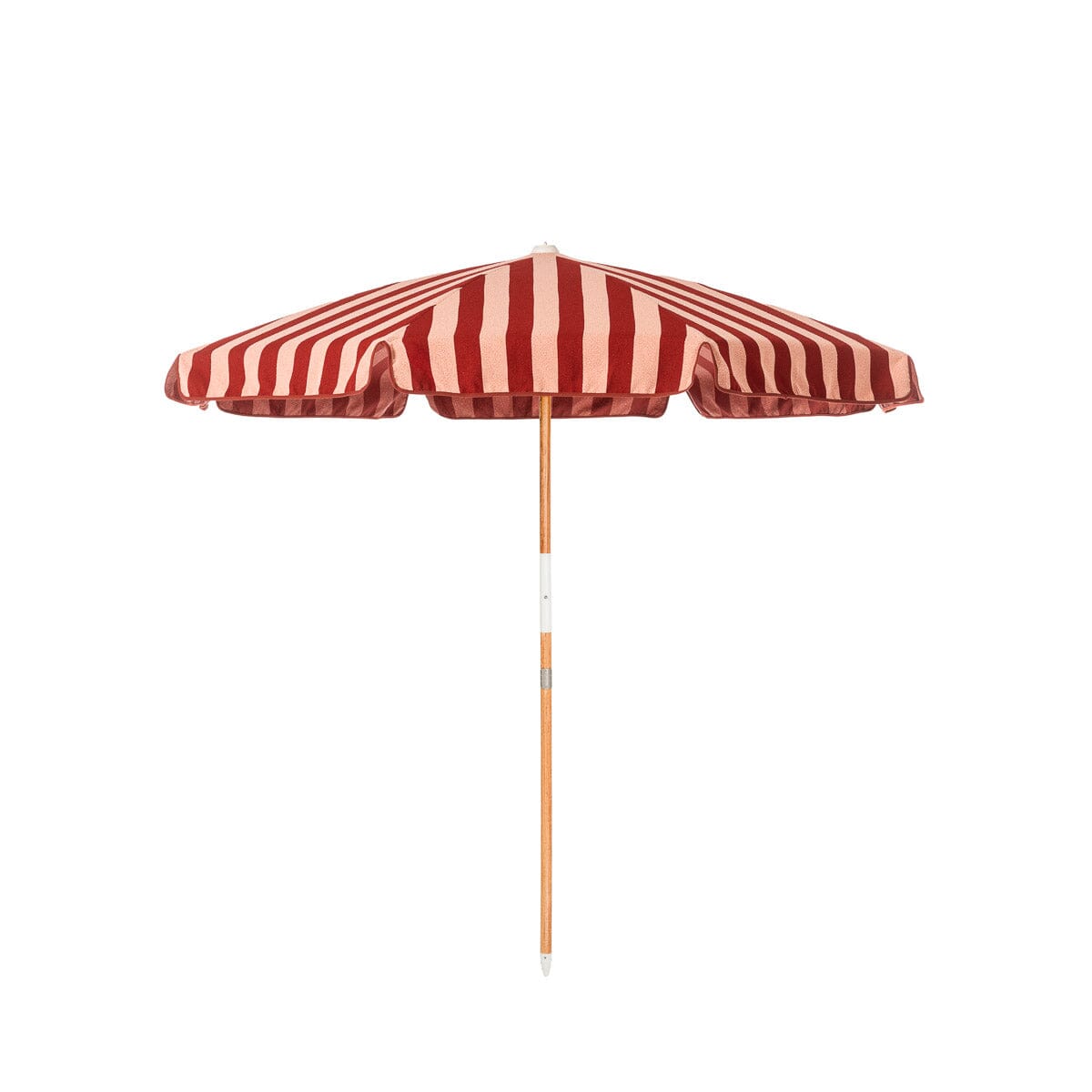 Product image of The Amalfi Umbrella - Terry Terracotta Stripe Amalfi Umbrella Business & Pleasure Co Aus 