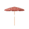 Swatch for The Amalfi Umbrella - Terry Terracotta Stripe