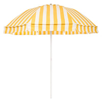 The Patio Umbrella in Crew Mimosa Yellow Stripe