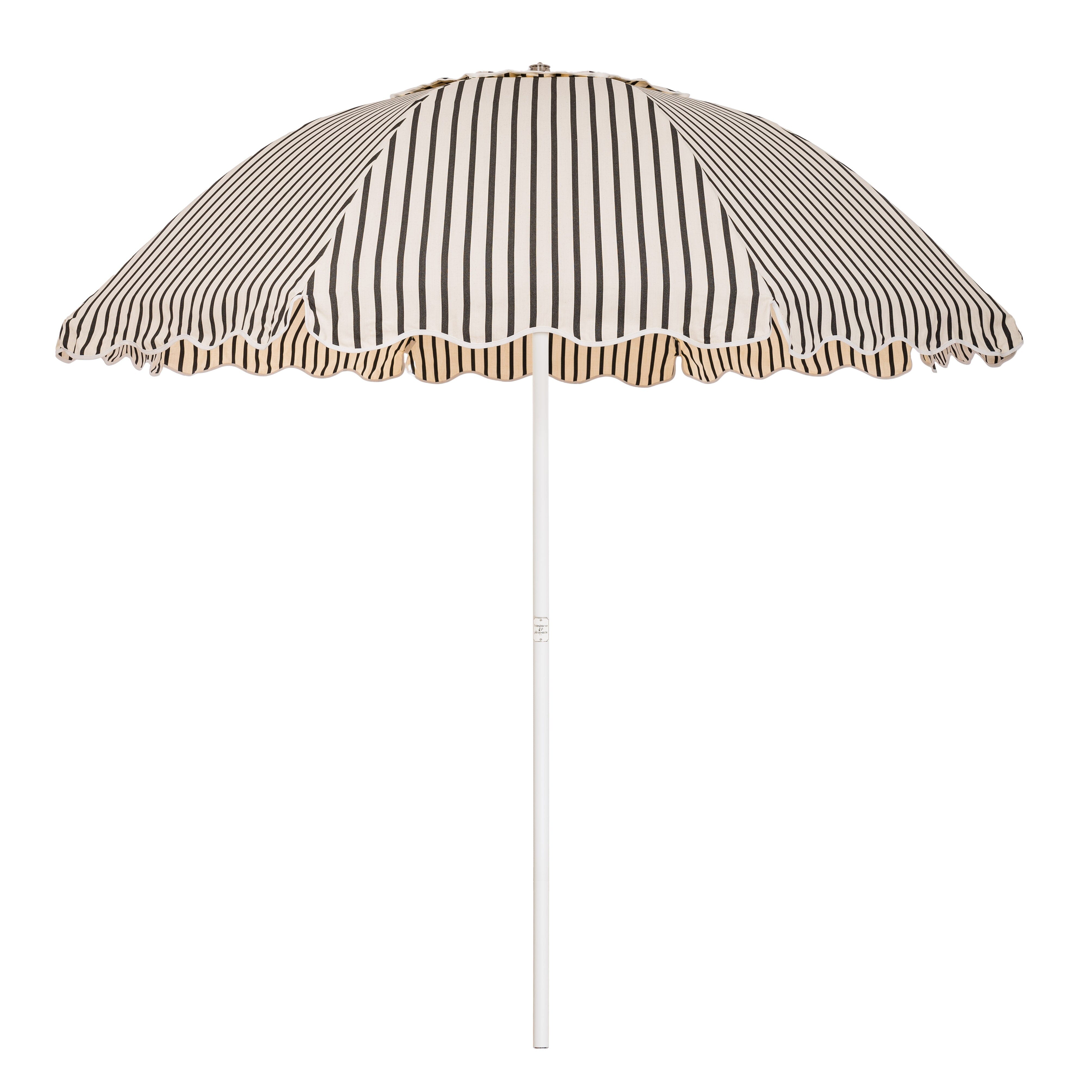 The Patio Umbrella - Monaco Black Stripe Patio Umbrella Business & Pleasure Co Aus 