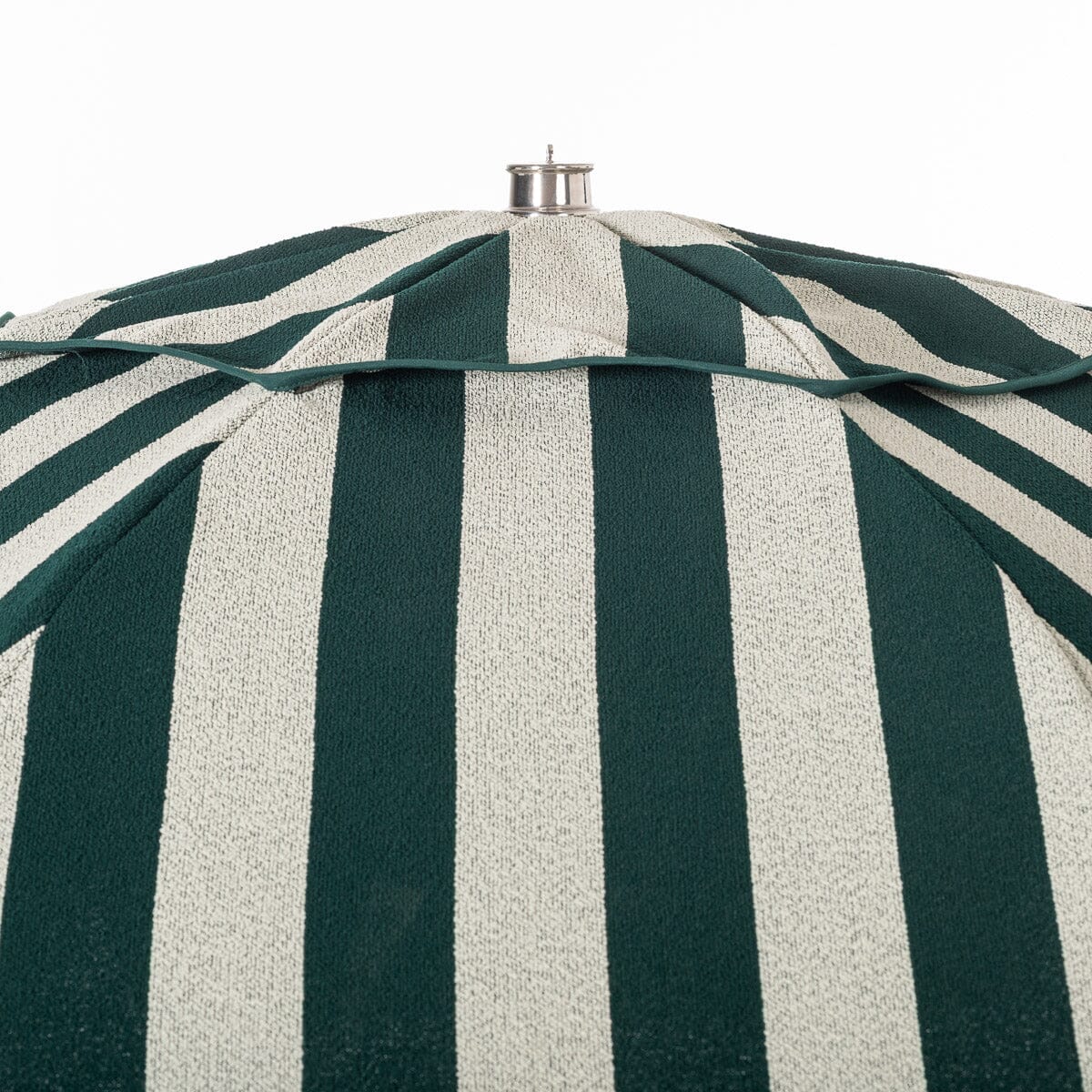 The Patio Umbrella - Terry Green Stripe Patio Umbrella Business & Pleasure Co Aus 
