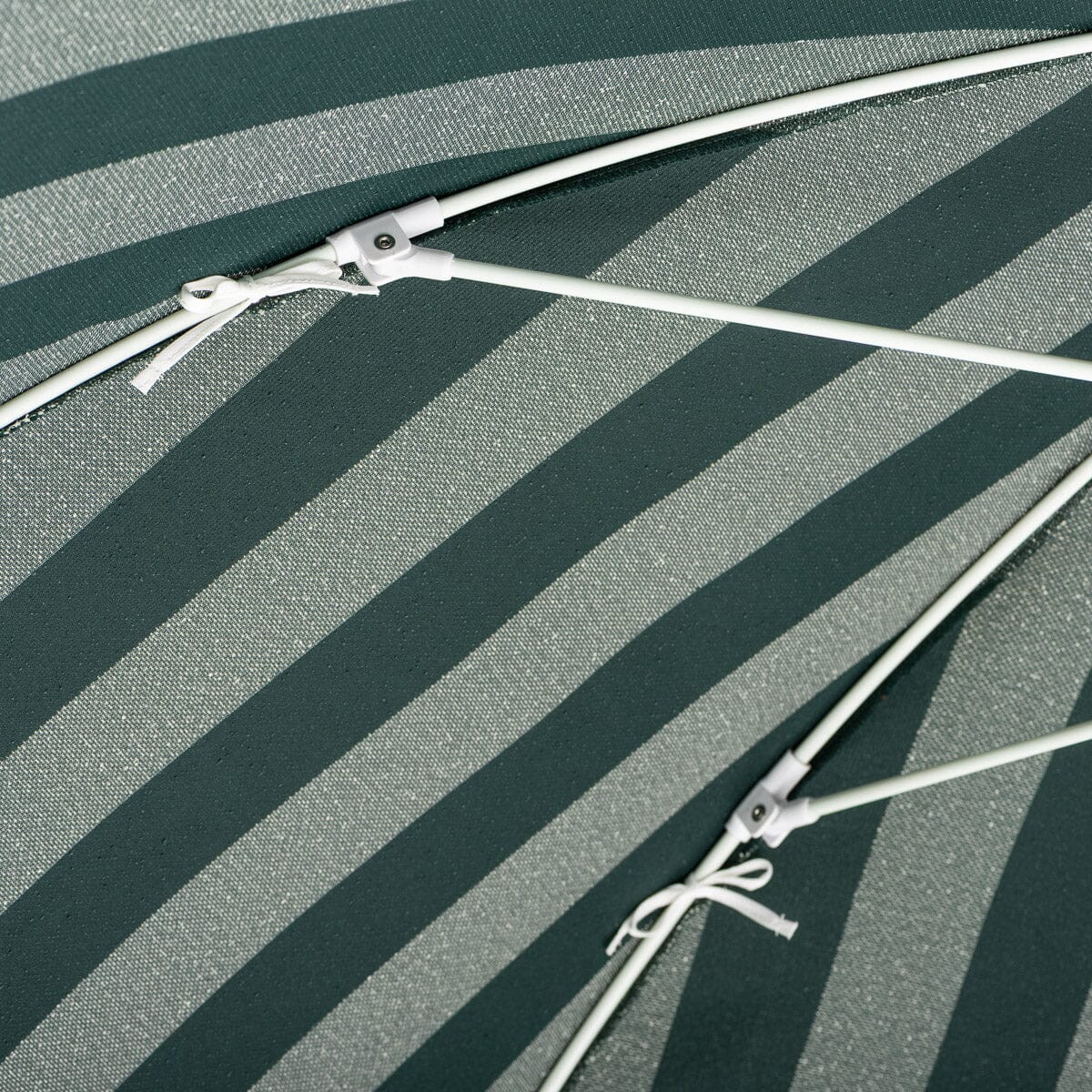 The Patio Umbrella - Terry Green Stripe Patio Umbrella Business & Pleasure Co Aus 