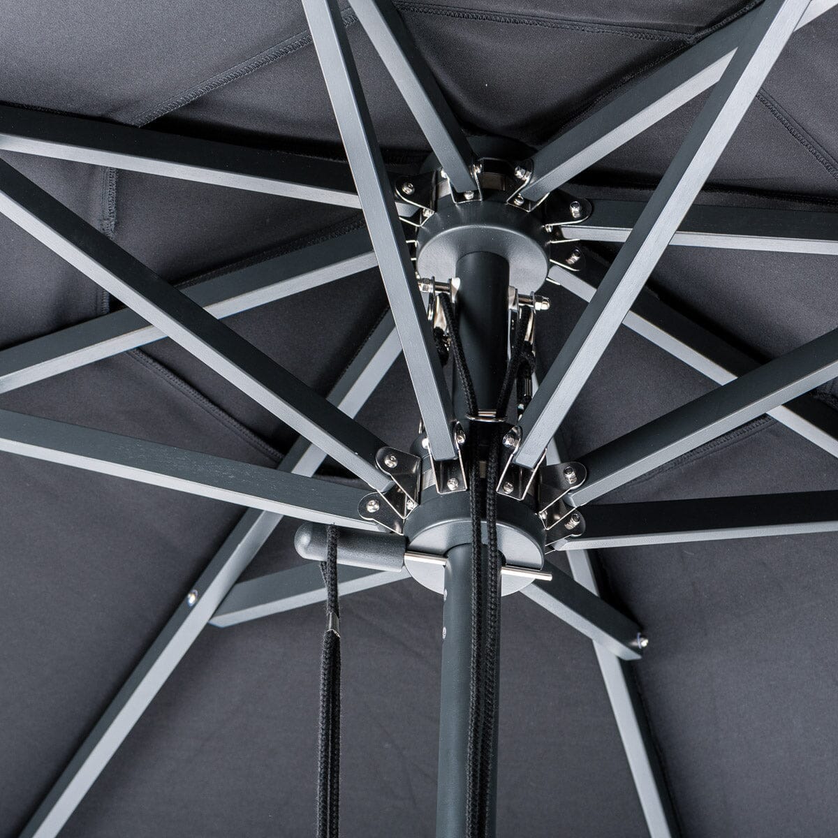 The Market Umbrella - Coco Republic - Black White Market Umbrella Business & Pleasure Co 