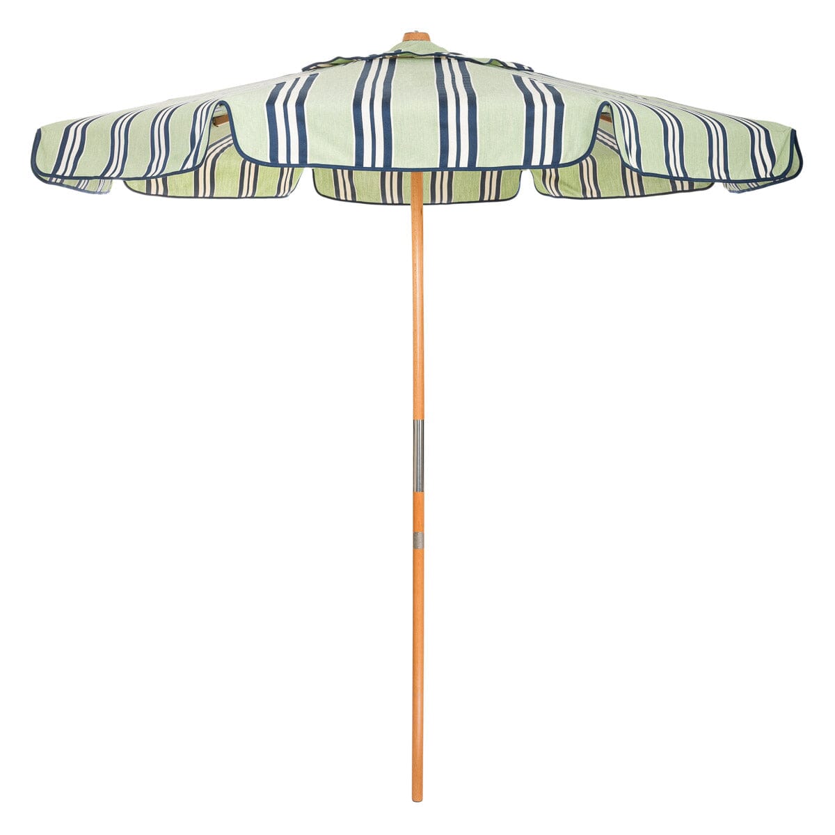 Product image of The Market Umbrella x Julia Berolzheimer in Green Stripes Market Umbrella B&P Co. x Julia Berolzheimer 