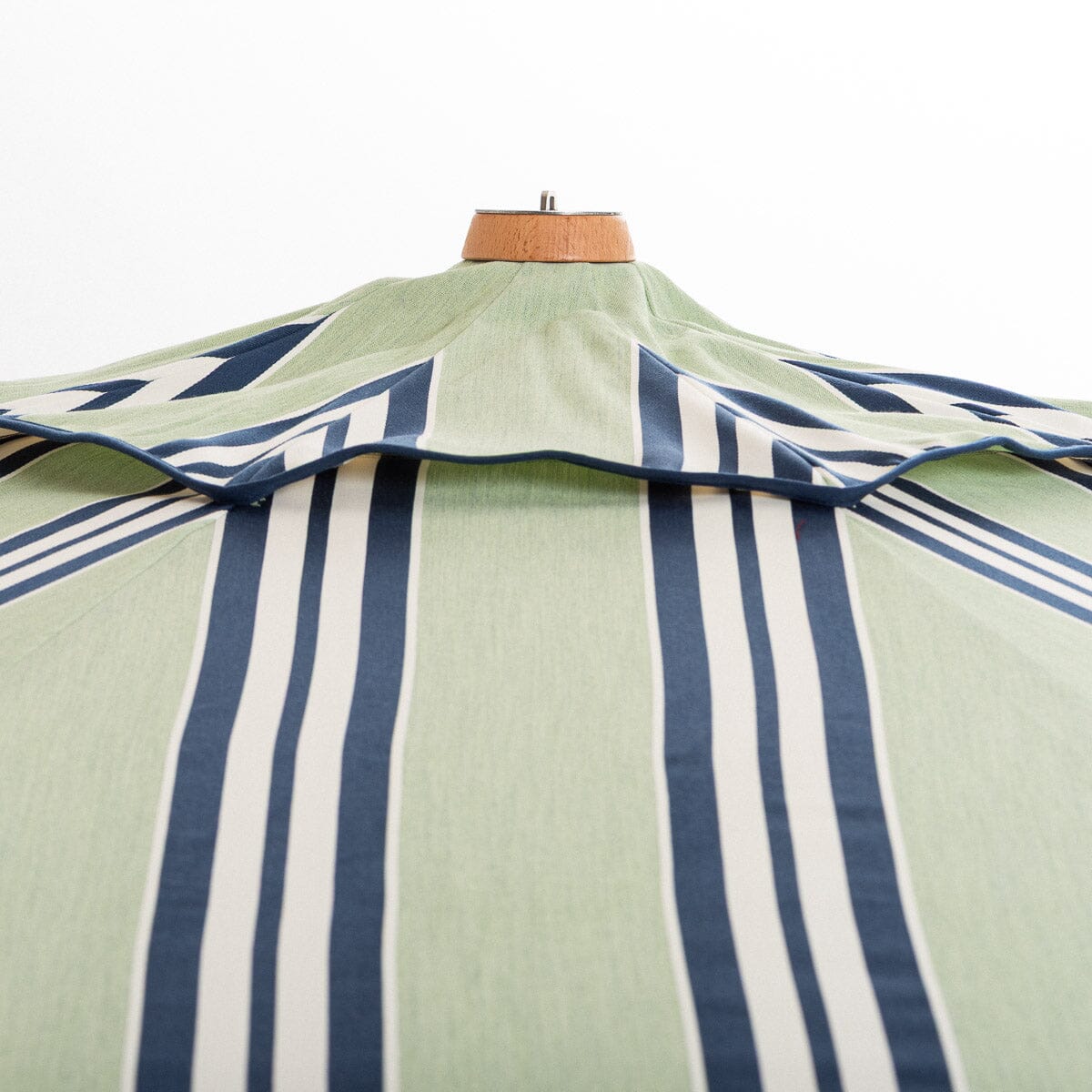 The Market Umbrella x Julia Berolzheimer in Green Stripes Market Umbrella B&P Co. x Julia Berolzheimer 