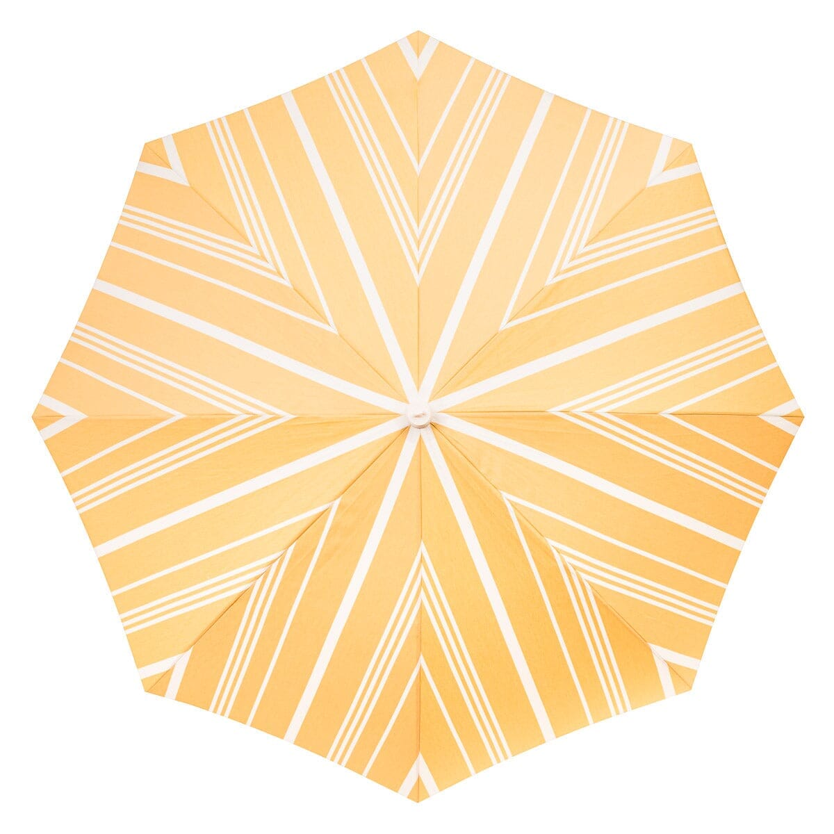 The Rio Umbrella - Vintage Yellow Stripe Rio Umbrella Business & Pleasure Co Aus 