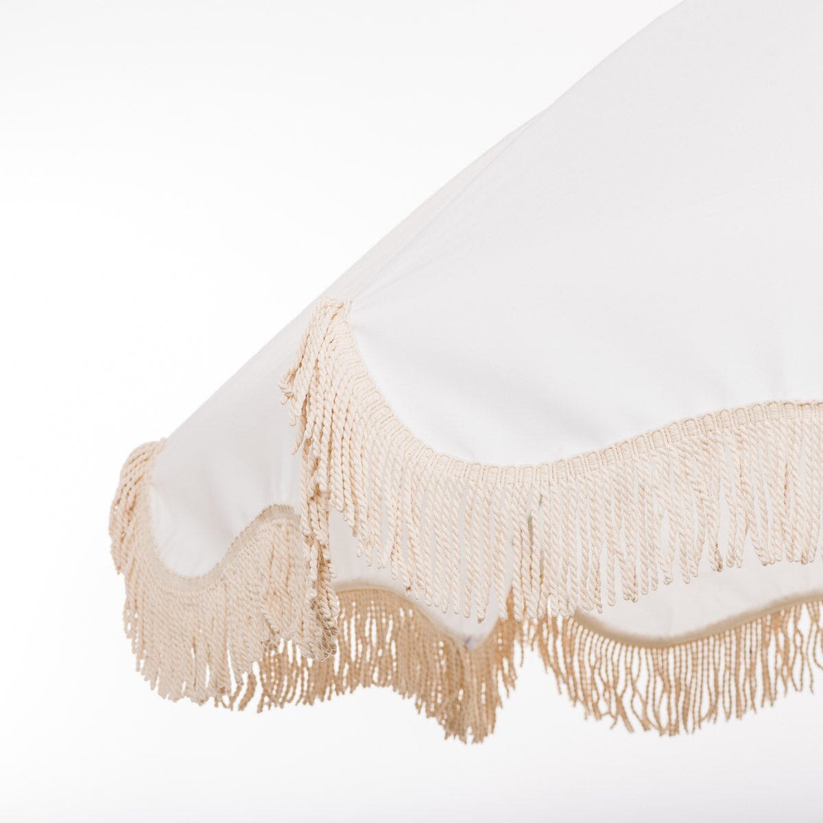 The Rio Fringed Umbrella - Antique White Rio Umbrella Business & Pleasure Co Aus 