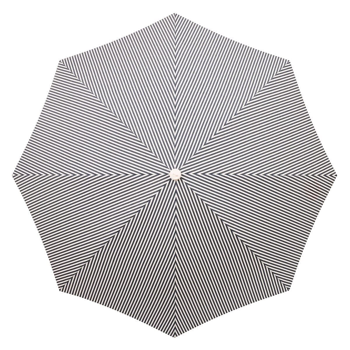 The Rio Fringed Umbrella - Lauren's Navy Stripe Rio Umbrella Business & Pleasure Co Aus 