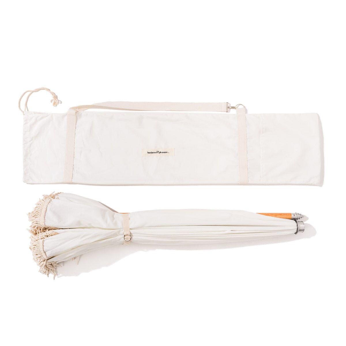 The Premium Beach Umbrella - Antique White Premium Umbrella Business & Pleasure Co. 
