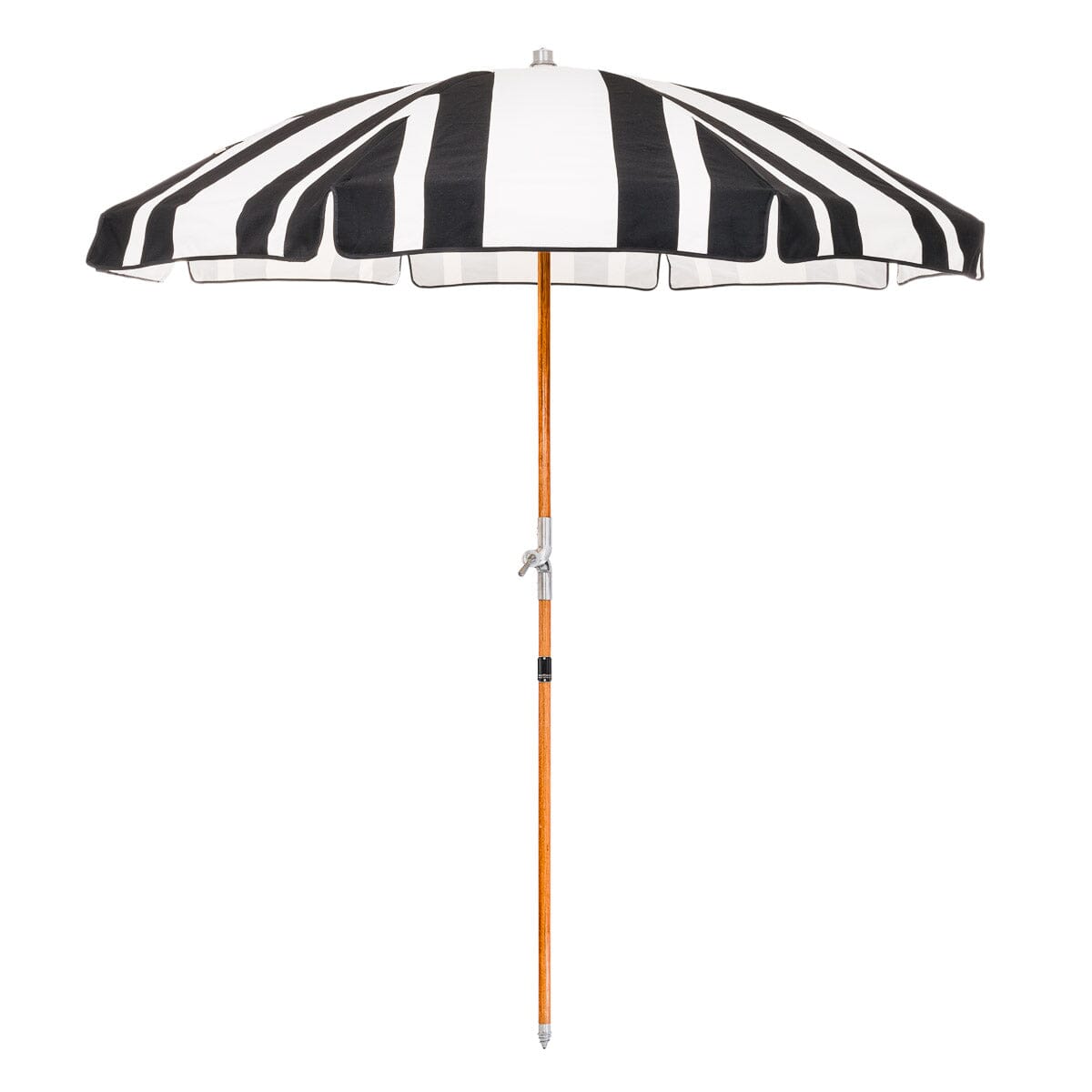 The Premium Beach Umbrella - Coco Republic - Black White Premium Beach Umbrella Business & Pleasure Co 