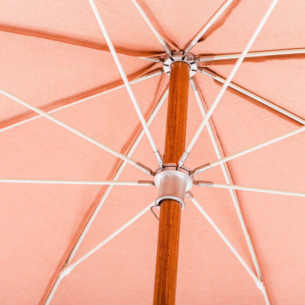 The Premium Beach Umbrella - Coco Republic - Coral Natural Premium Beach Umbrella Business & Pleasure Co 