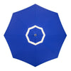 Swatch for The Resort Market Umbrella - Octagon - Canopy 10' - Border Valance - Mediterranean Blue