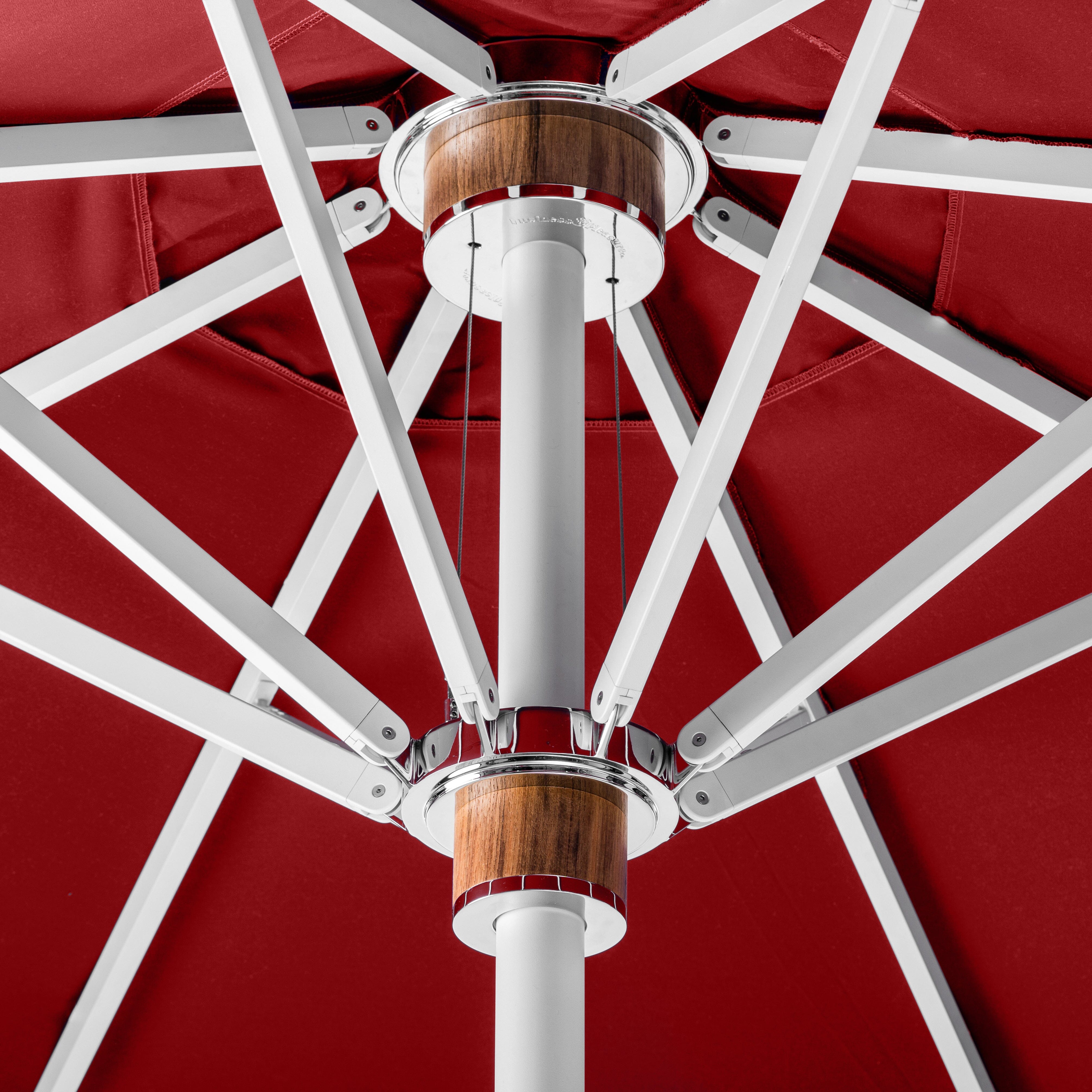 The Resort Market Umbrella x Coco Republic in Ravello | 8' Antique White Frame Resort Market Umbrella Kit Business & Pleasure Co Aus 