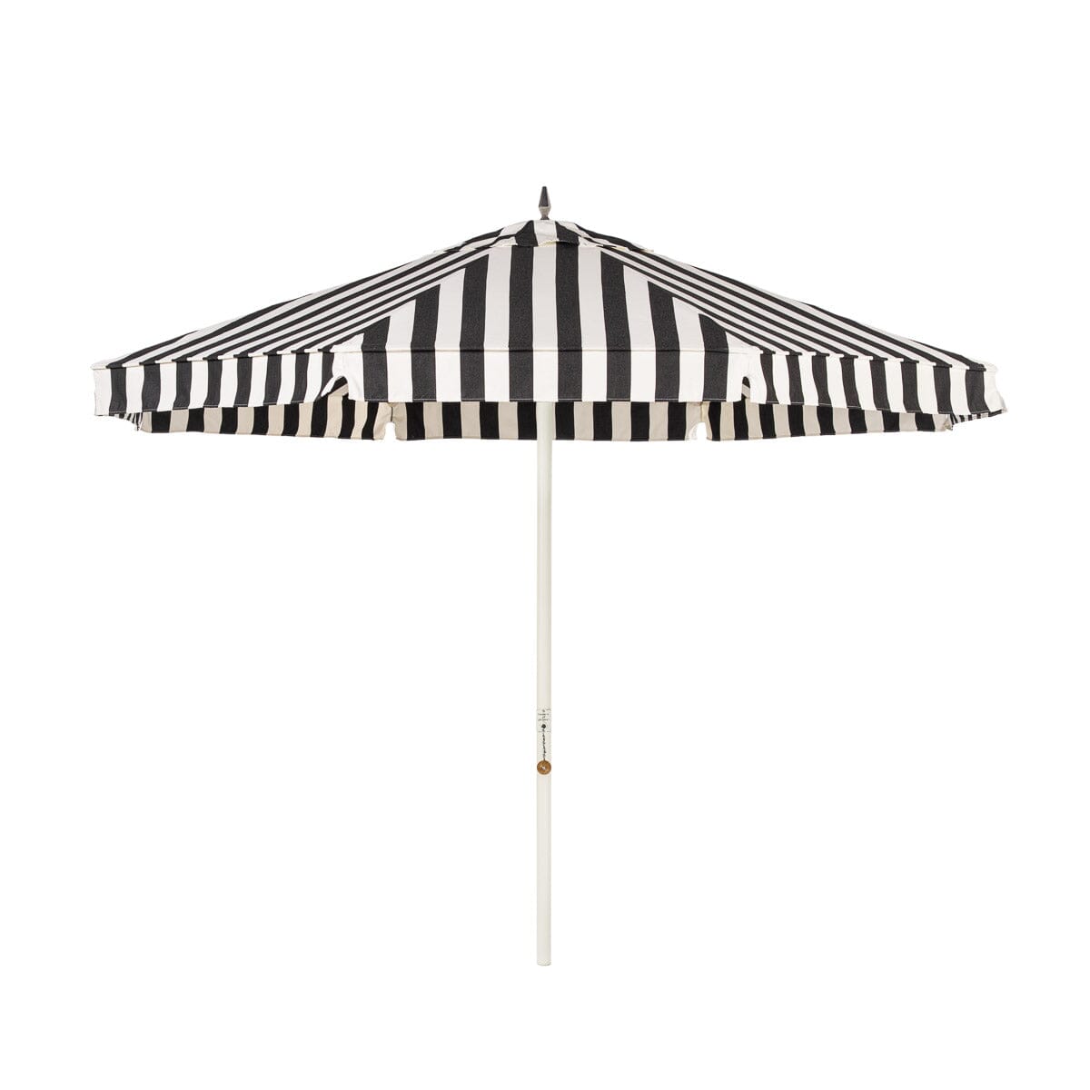 Product image of The Resort Market Umbrella in Crew Vintage Black Stripe | Antique White Frame Resort Market Umbrella Kit Business & Pleasure Co Aus 