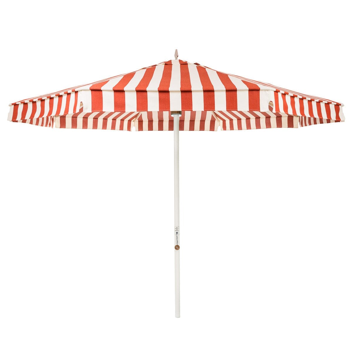 Product image of The Resort Market Umbrella in Crew Le Sirenuse Stripe | 10' Antique White Frame Resort Market Umbrella Kit Business & Pleasure Co. 