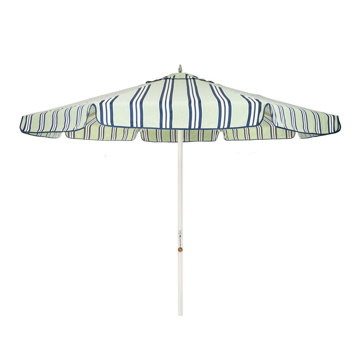 Product image of The Resort Market Umbrella - Octagon - Canopy 10 x Julia Berolzheimer in Green Stripes Resort Market Umbrella Canopy B&P Co. x Julia Berolzheimer 