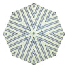 Swatch for The Resort Market Umbrella - Octagon - Canopy 10' x Julia Berolzheimer in Green Stripes