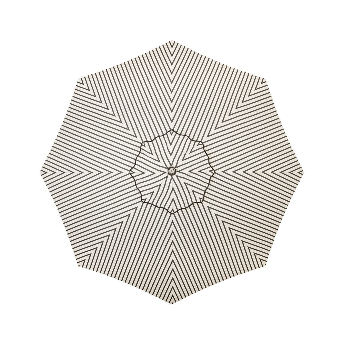 Product image of The Resort Market Umbrella - Octagon - Canopy 8' - Monaco Black Stripe Resort Market Umbrella Canopy Business & Pleasure Co. 