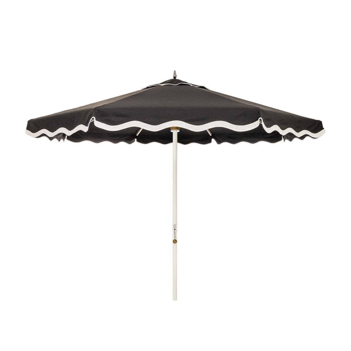 Product image of The Resort Market Umbrella in Rivie Black | 10' Antique White Frame Resort Market Umbrella Kit Business & Pleasure Co. 