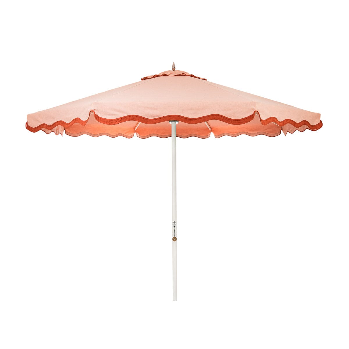 Resort Market Umbrella | Rivie Pink & Antique White Frame Resort Market Umbrella Kit Business & Pleasure Co Aus 10' 