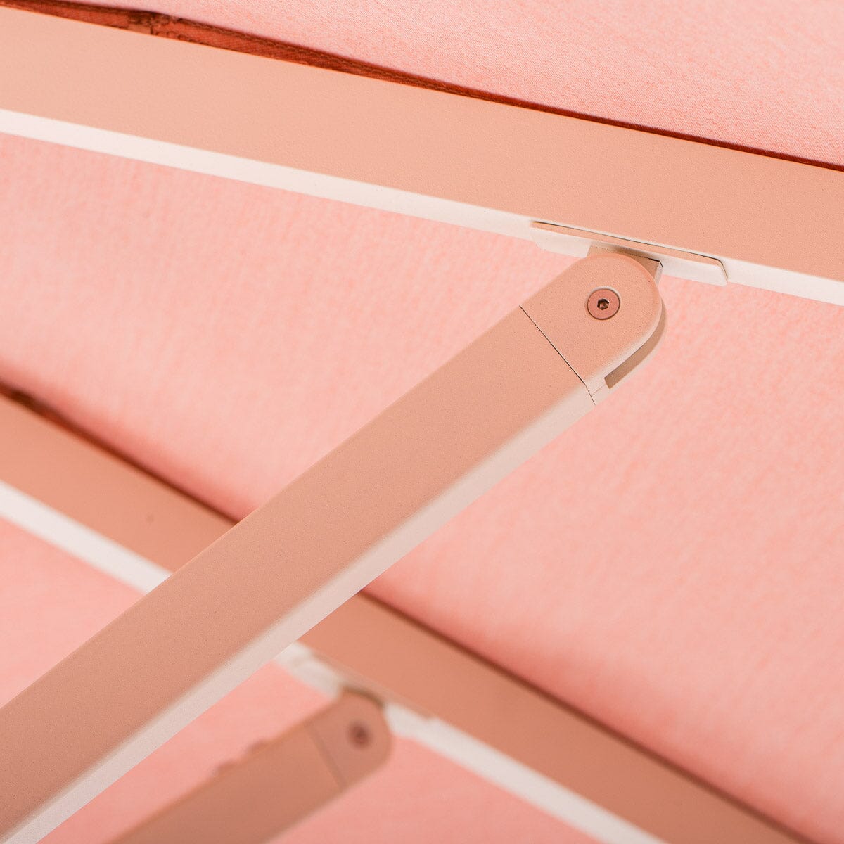 Resort Market Umbrella | Rivie Pink & Antique White Frame Resort Market Umbrella Kit Business & Pleasure Co Aus 