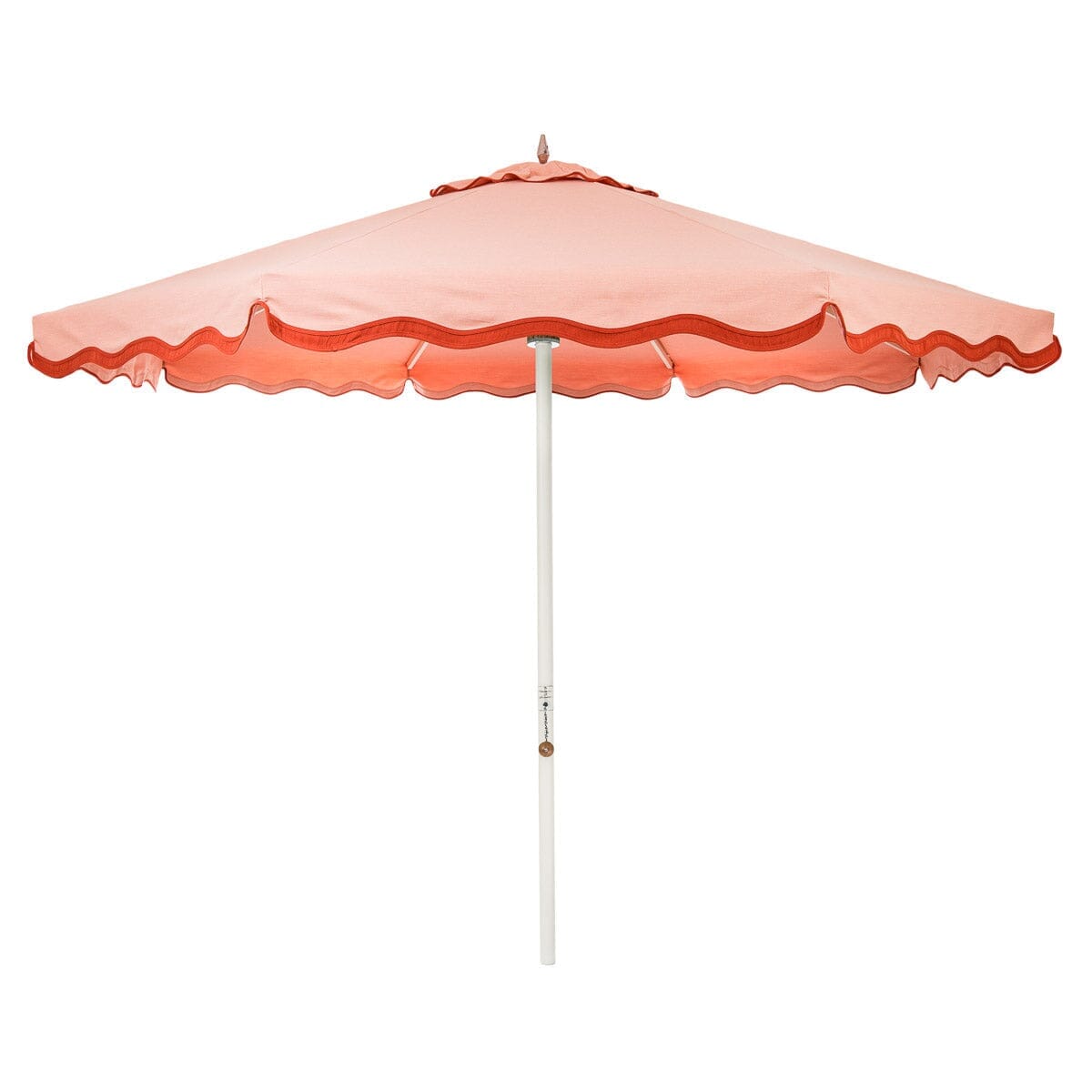 Product image of The Resort Market Umbrella in Rivie Pink | 10' Antique White Frame Resort Market Umbrella Kit Business & Pleasure Co. 