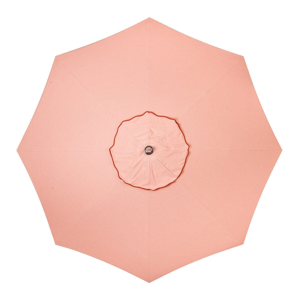 The Resort Market Umbrella in Rivie Pink | 10' Antique White Frame Resort Market Umbrella Kit Business & Pleasure Co. 