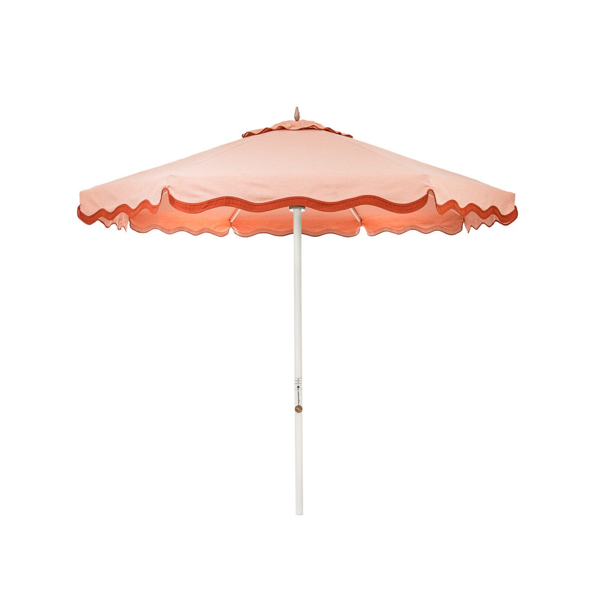 Resort Market Umbrella | Rivie Pink & Antique White Frame Resort Market Umbrella Kit Business & Pleasure Co Aus 8' 