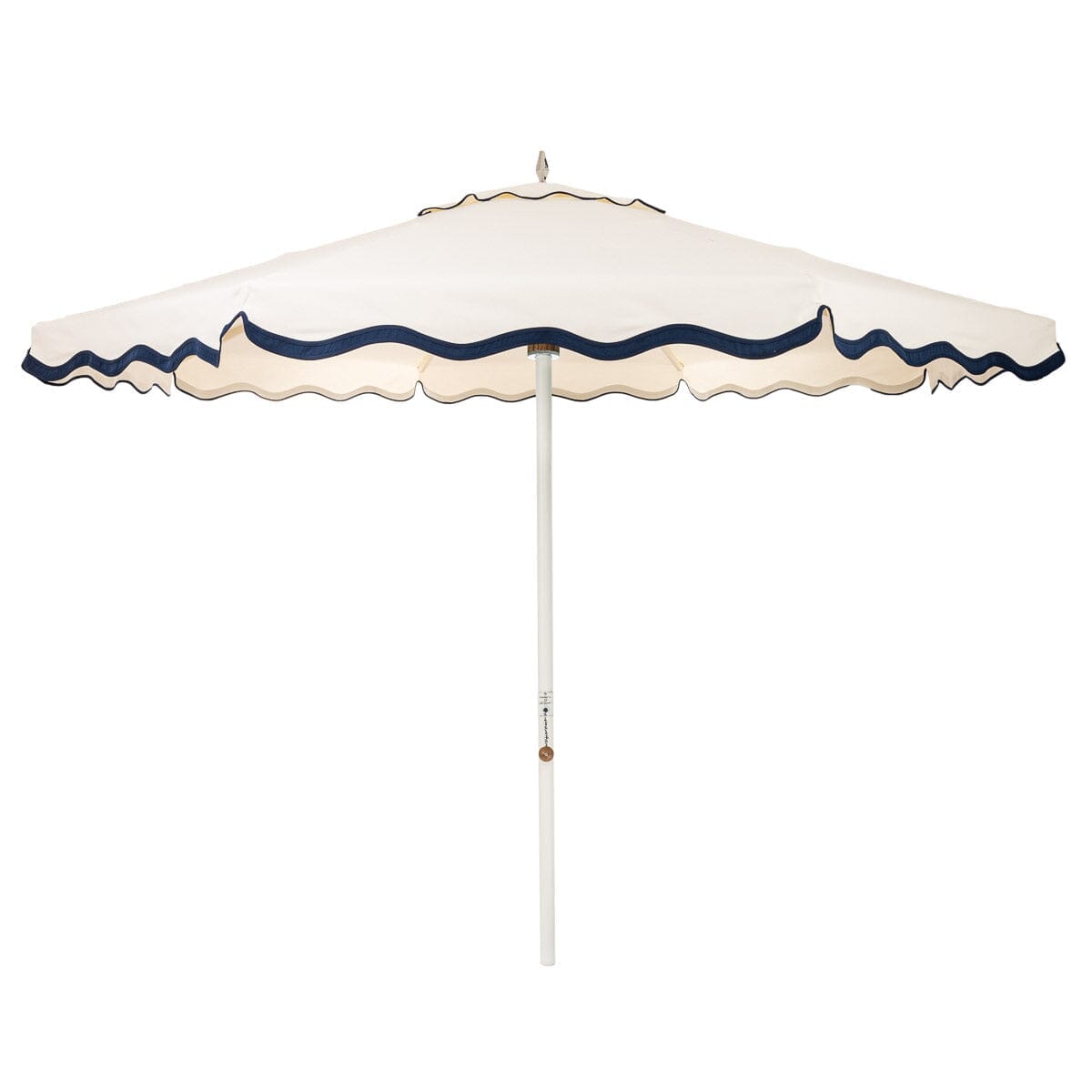 Product image of The Resort Market Umbrella in Rivie White | 10' Antique White Frame Resort Market Umbrella Kit Business & Pleasure Co. 