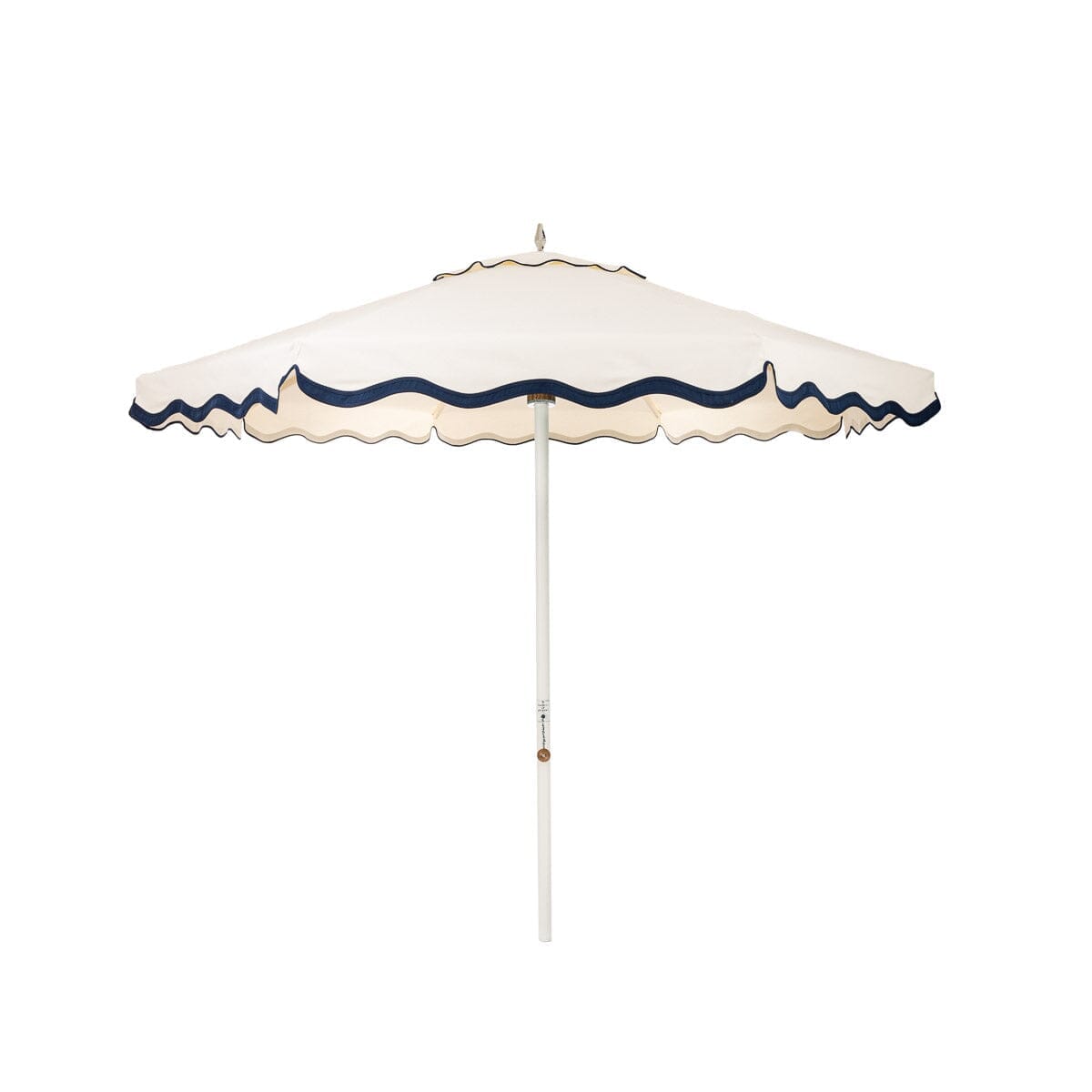 Product image of The Resort Market Umbrella in Rivie White | 8' Antique White Frame Resort Market Umbrella Kit Business & Pleasure Co. 