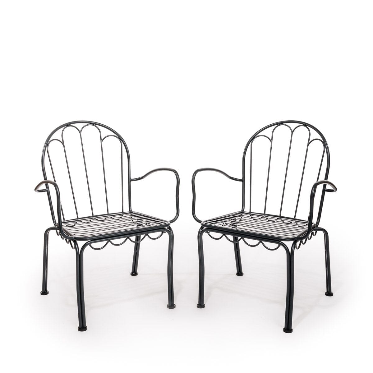 Product image of The Al Fresco Dining Chair Set - Vintage Black Al Fresco Dining Chair Business & Pleasure Co Aus 