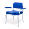 Swatch for The Waterhouse Dining Chair in Rivie Blue | Powder Blue Frame
