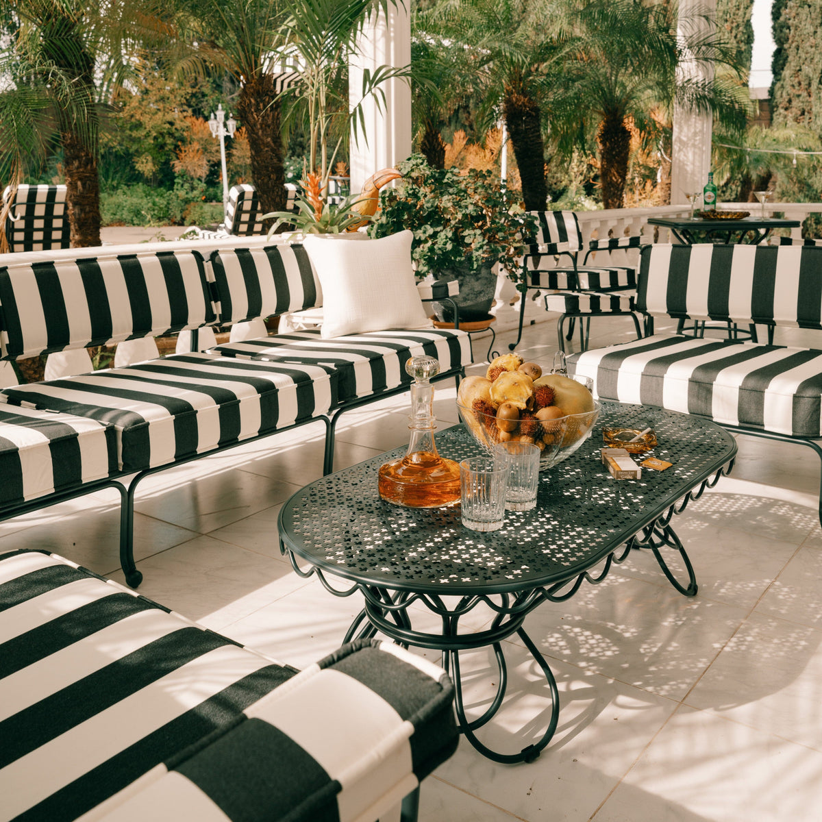 The Al Fresco Coffee Table - Vintage Black Al Fresco Coffee Table Business & Pleasure Co Aus 