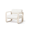 Swatch for Contini Accent Chair in Boucle Antique White | Antique White Frame