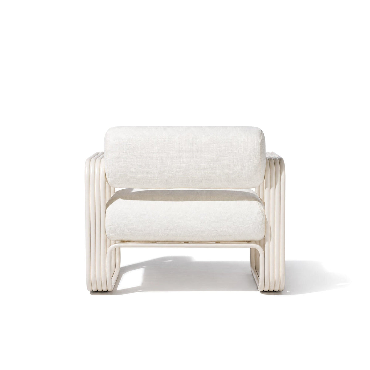 Contini Accent Chair in Boucle Antique White | Antique White Frame Contini Accent Chair Kit Business & Pleasure Co Aus 