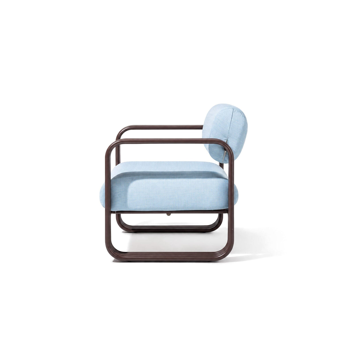 Contini Accent Chair in Sky Blue | Merlot Frame Contini Accent Chair Kit Business & Pleasure Co Aus 