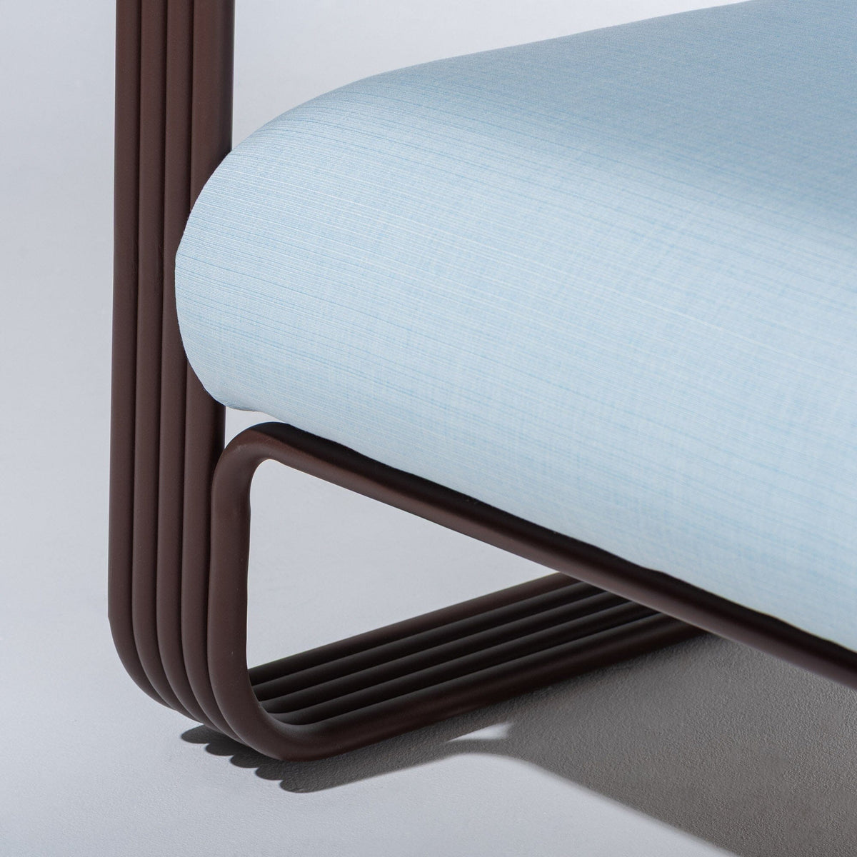Contini Accent Chair in Sky Blue | Merlot Frame Contini Accent Chair Kit Business & Pleasure Co Aus 
