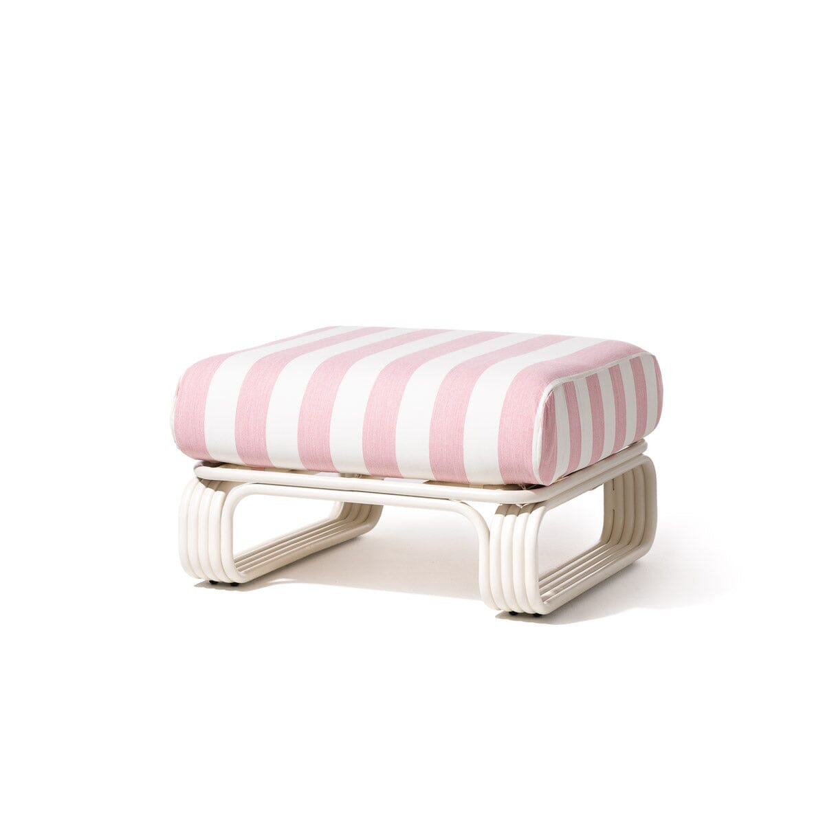 Product image of Contini Ottoman Kit - Antique White & Crew Pink Stripe Contini Ottoman Kit Business & Pleasure Co Aus 