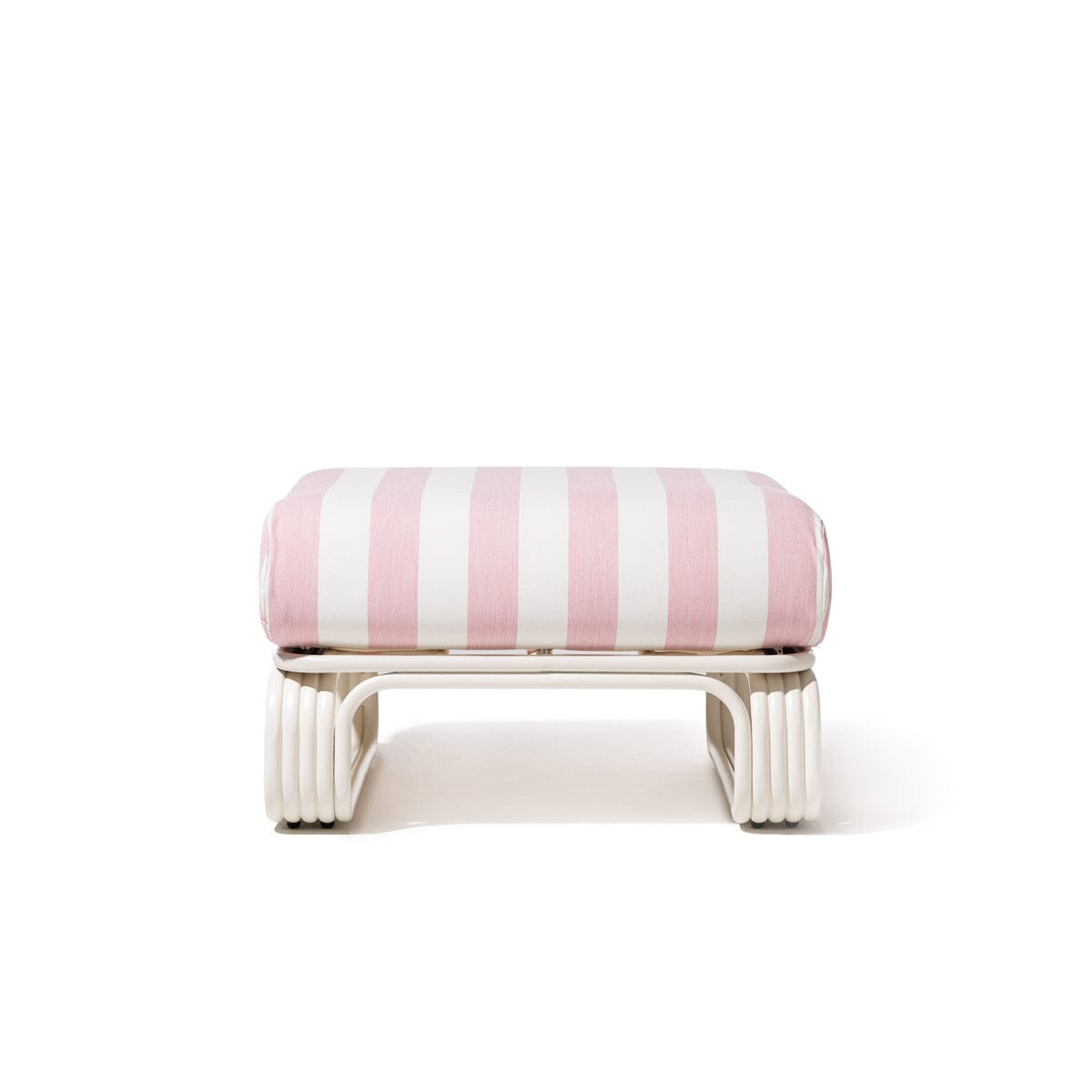 Contini Ottoman Kit - Antique White & Crew Pink Stripe Contini Ottoman Kit Business & Pleasure Co Aus 