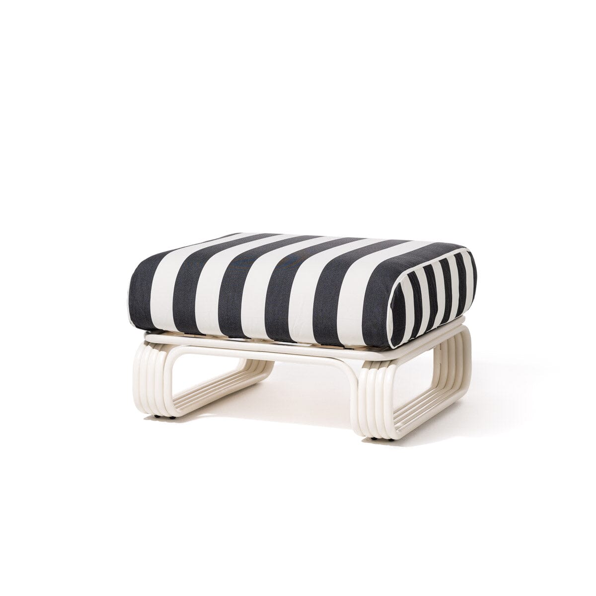 Product image of Contini Ottoman Kit - Antique White & Crew Vintage Black Stripe Contini Ottoman Kit Business & Pleasure Co Aus 