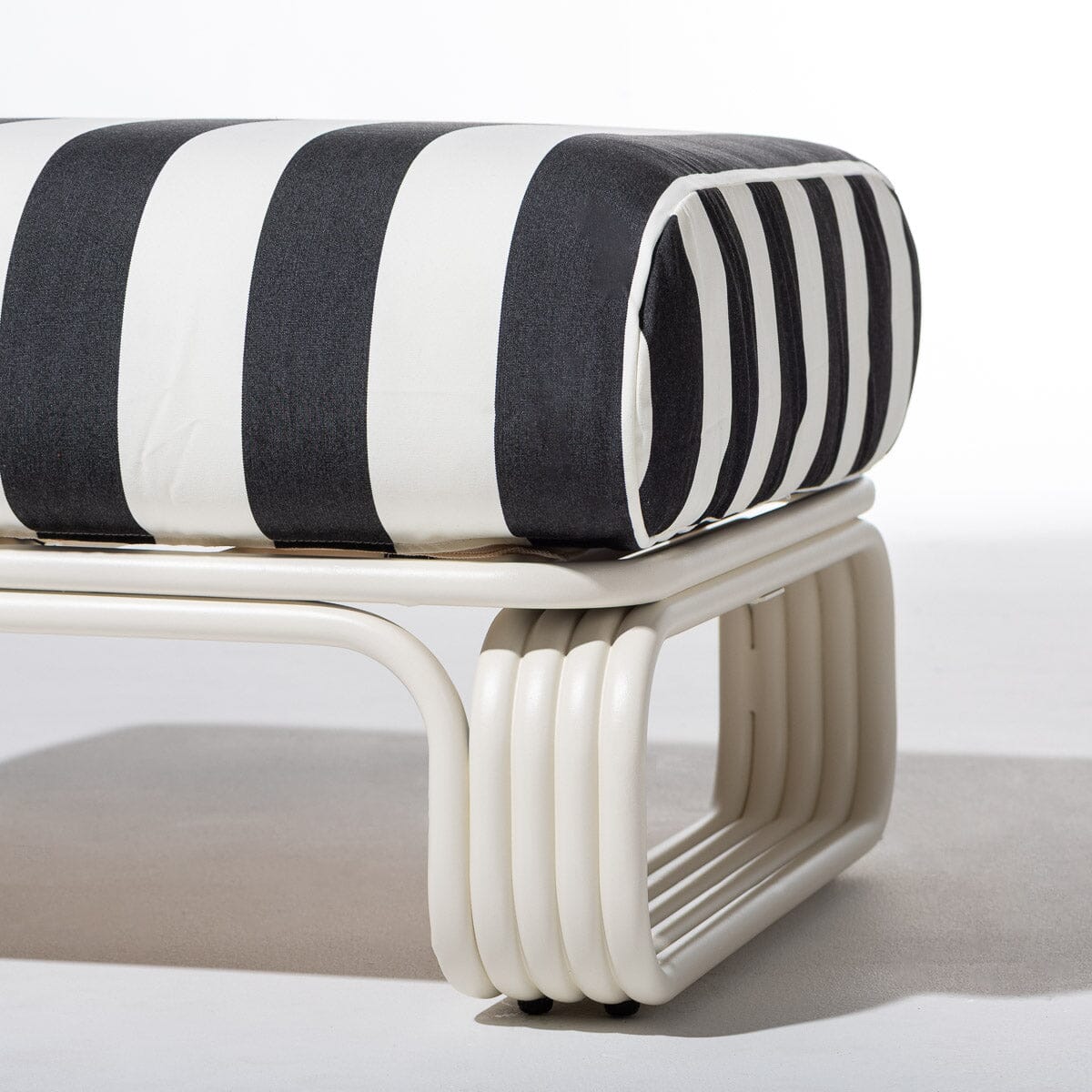 Contini Ottoman Kit - Antique White & Crew Vintage Black Stripe Contini Ottoman Kit Business & Pleasure Co Aus 