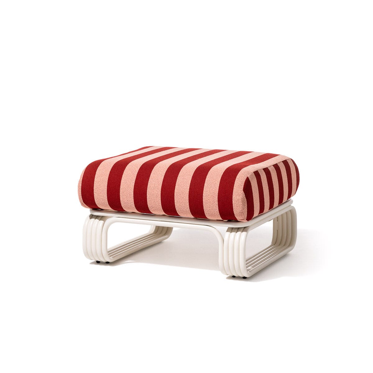 Product image of Contini Ottoman Kit - Antique White & Terry Terracotta Stripe Contini Ottoman Kit Business & Pleasure Co Aus 
