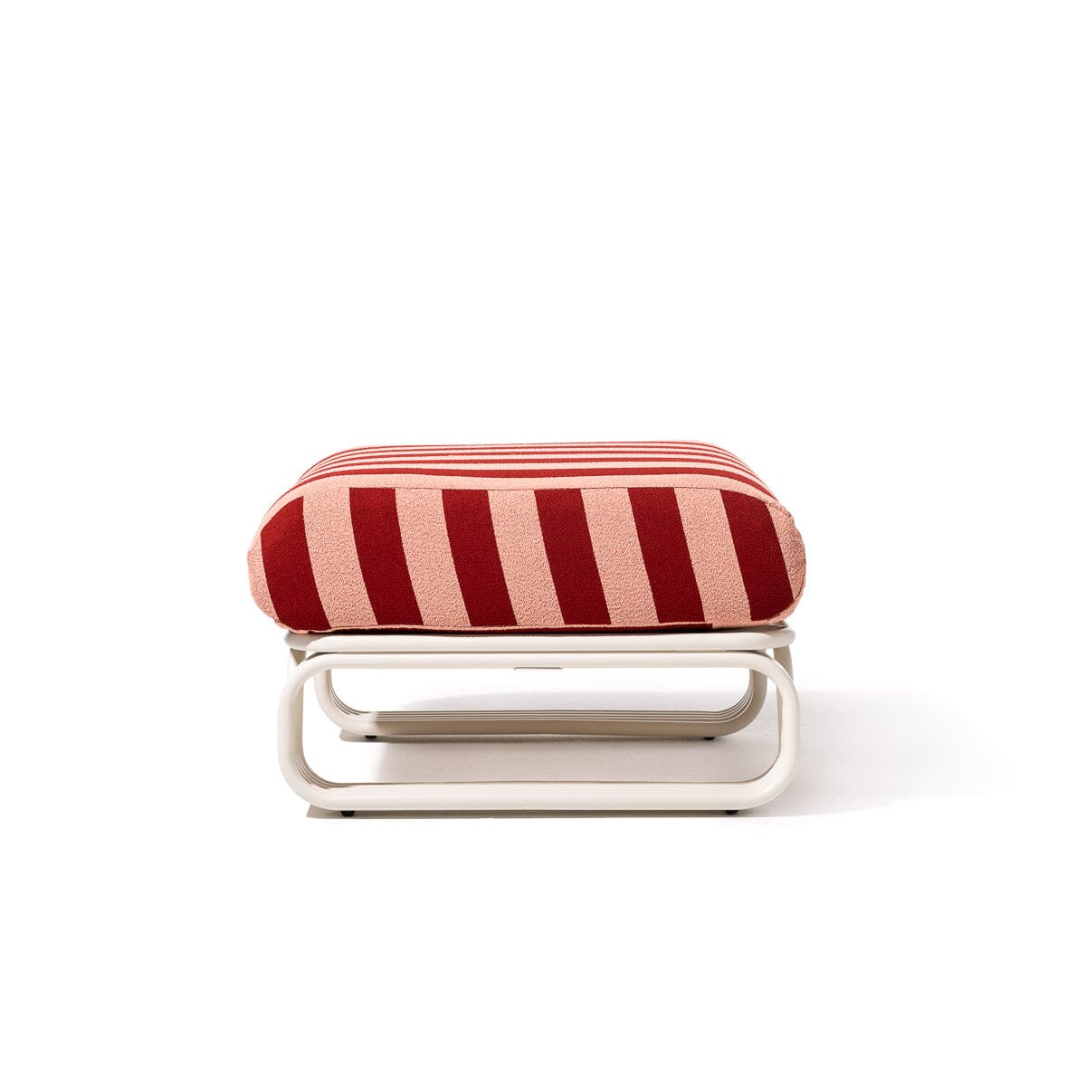 Contini Ottoman Kit - Antique White & Terry Terracotta Stripe Contini Ottoman Kit Business & Pleasure Co Aus 