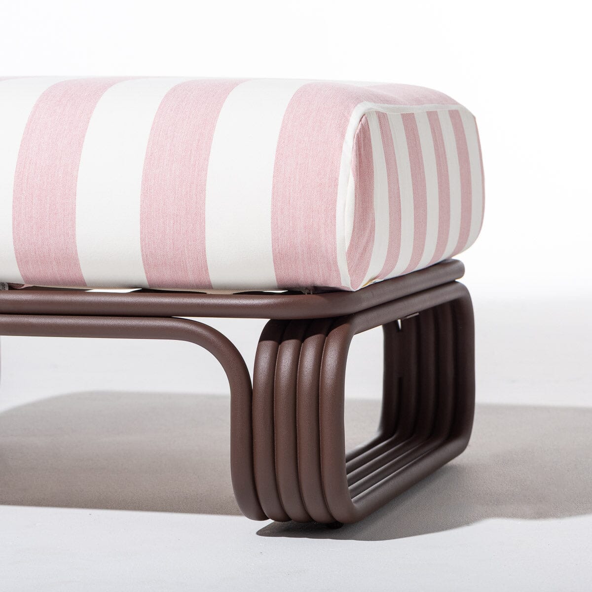 Contini Ottoman Kit - Merlot & Crew Pink Stripe Contini Ottoman Kit Business & Pleasure Co Aus 