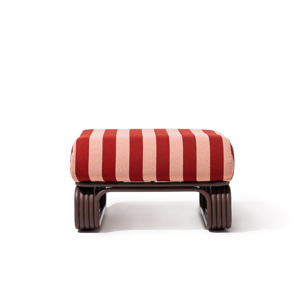Contini Ottoman Kit - Merlot & Terry Terracotta Stripe Contini Ottoman Kit Business & Pleasure Co Aus 